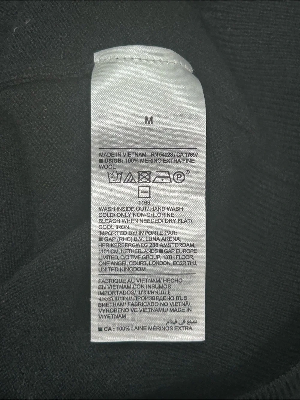 Banana Republic Black Crewneck Men’s Sweater